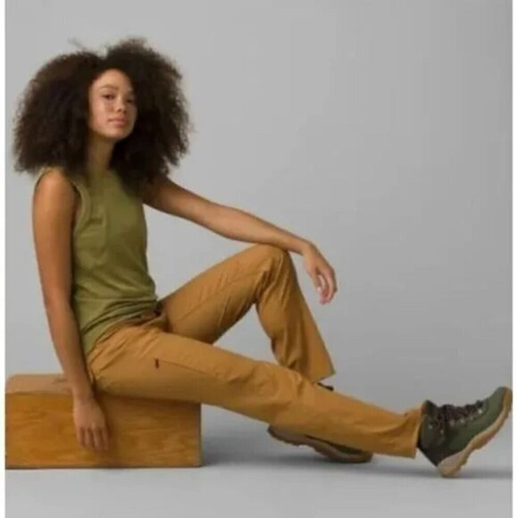 NWT Prana Halle Straight Pant - Short Inseam in Earthbound - Size 14 - Picture 12 of 13